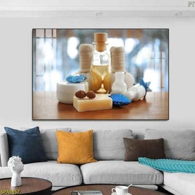 File gốc Tranh trang trí Spa SPA1457 (in lụa) họa tiết 3D