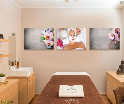 Download file gốc Tranh trang trí Spa SPA1549 (in lụa) tranh 3D