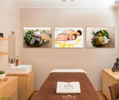 File tranh Tranh trang trí Spa SPA1601 (bản gốc) treo quán cafe