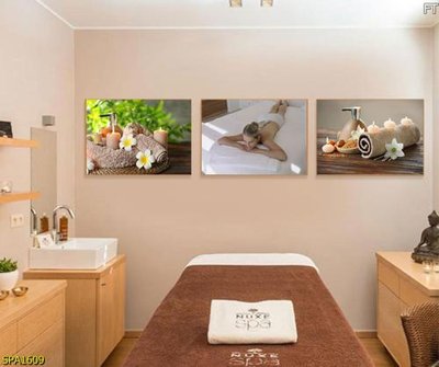 File in trần Tranh trang trí Spa SPA1609 (bản gốc) phong cảnh