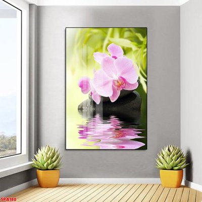 Tải file gốc in lụa File tranh trang trí spa SPA180 siêu nét