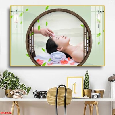 File gốc in ấn Tranh trang trí Spa SPA2013 chất lượng vượt trội