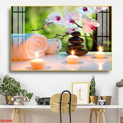 File gốc Tranh trang trí Spa SPA2152 (in 3D) nghệ thuật