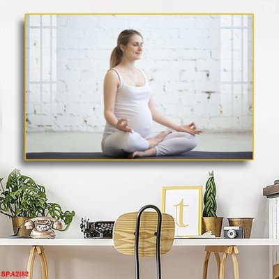 File gốc Tranh trang trí Spa SPA2182 (in lụa) tranh mã đáo