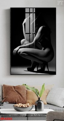 File tranh Tranh trang trí Spa SPA2314 (gốc) phong cách tối giản