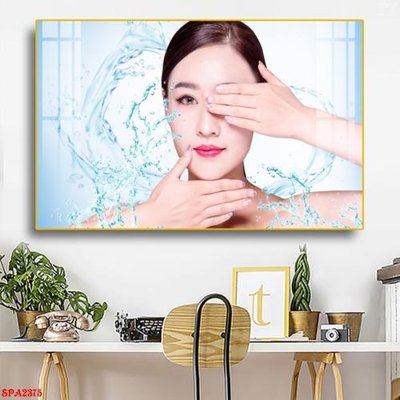 File gốc Tranh trang trí Spa SPA2375 (in lụa) hoa văn cổ điển