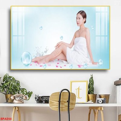 File gốc Tranh trang trí Spa SPA2411 (in tráng gương) nghệ thuật