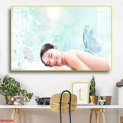 File ảnh Tranh trang trí Spa SPA2433 (gốc) in standee
