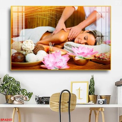 File gốc Tranh trang trí Spa SPA2477 (in lụa) chi tiết cao