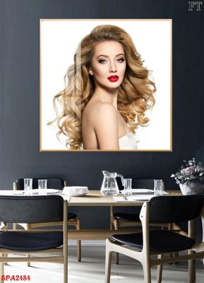 File gốc in tráng gương Tranh trang trí Spa SPA2484 chi tiết