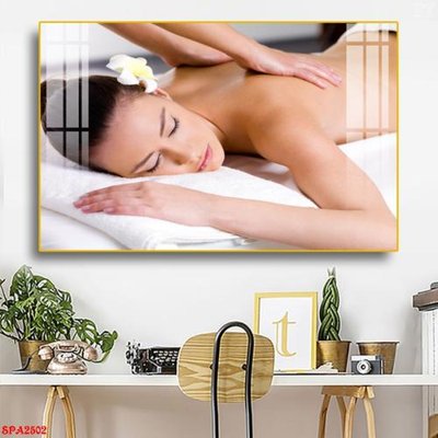 File in trần Tranh trang trí Spa SPA2502 (bản gốc) hoa văn