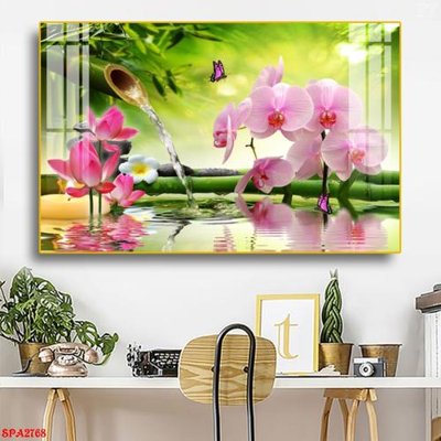 File in lụa Tranh trang trí Spa SPA2768 (tân cổ điển) Tranh trang trí Spa SPA2768