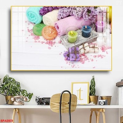 Download file Tranh trang trí Spa SPA2879 (gốc) in mica đèn LED