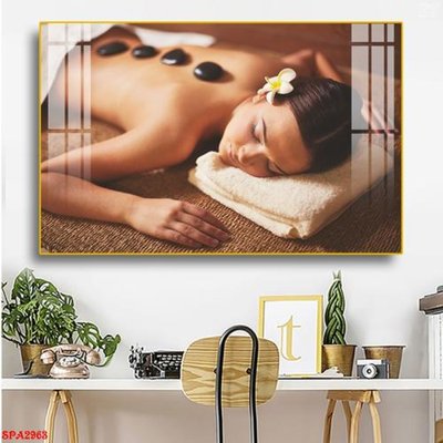 Chi tiết file tranh tráng gương Tranh trang trí Spa SPA2963 (ảnh gốc)