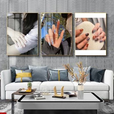 Download file gốc File tranh nail , tranh trang trí quán nail móng SPA3004 (in mica) trang trí