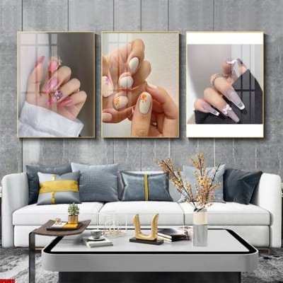 File tranh File tranh nail , tranh trang trí quán nail móng SPA3011 (ảnh gốc) cho in ấn kỹ thuật số