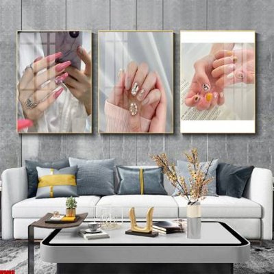 Tải file File tranh nail , tranh trang trí quán nail móng SPA3012 (PSD) cho in tranh kính