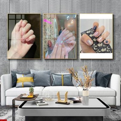 File ảnh File tranh nail , tranh trang trí quán nail móng SPA3029 (gốc) in biển hiệu