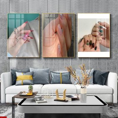 Tải file File tranh nail , tranh trang trí quán nail móng SPA3036 (gốc) làm tranh treo tường