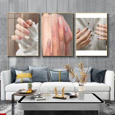 File ảnh File tranh nail , tranh trang trí quán nail móng SPA3037 (gốc) in poster