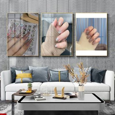 File tranh File tranh nail , tranh trang trí quán nail móng SPA3053 (gốc) chủ đề trẻ em