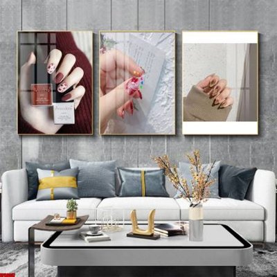 File gốc File tranh nail , tranh trang trí quán nail móng SPA3057 (thiết kế) độc quyền