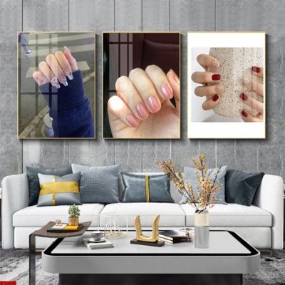 Tải file File tranh nail , tranh trang trí quán nail móng SPA3069 (gốc) in tranh tráng gương