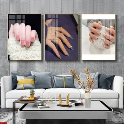 File tranh trang trí File tranh nail , tranh trang trí quán nail móng SPA3073 (tải file gốc)