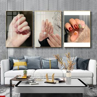 Tải file File tranh nail , tranh trang trí quán nail móng SPA3081 (gốc) chủ đề hoa sen