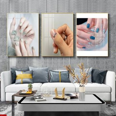 File in mica File tranh nail , tranh trang trí quán nail móng SPA3090 (ảnh gốc) đẹp