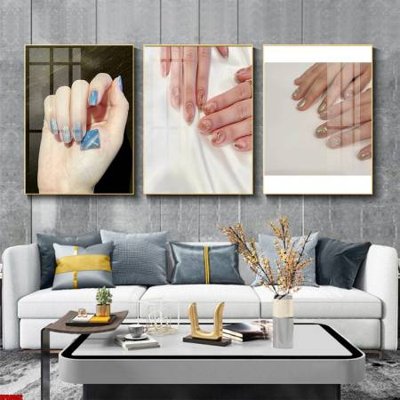 File gốc File tranh nail , tranh trang trí quán nail móng SPA3092 (chuẩn CMYK) cho nhà in