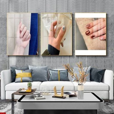 File gốc File tranh nail , tranh trang trí quán nail móng SPA3101 (in lụa) trang trí tường