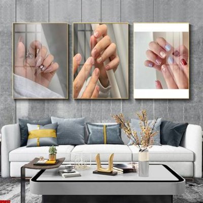 Ảnh gốc File tranh nail , tranh trang trí quán nail móng SPA3117 (siêu chi tiết) để in ấn