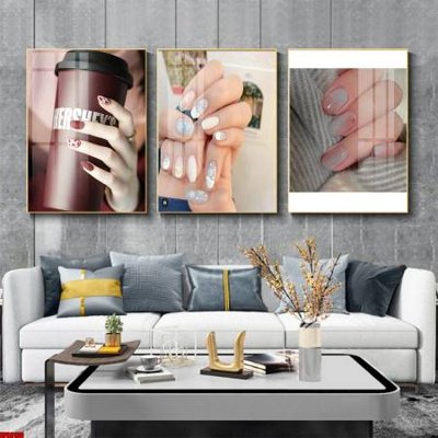 File in trần File tranh nail , tranh trang trí quán nail móng SPA3130 (bản gốc) đại dương