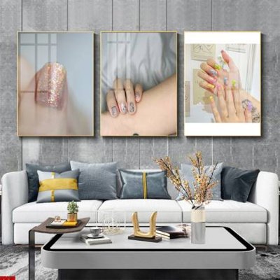 File gốc File tranh nail , tranh trang trí quán nail móng SPA3138 (trang trí) phòng làm việc