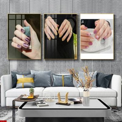 Download file File tranh nail , tranh trang trí quán nail móng SPA3168 (gốc) in mica cao cấp