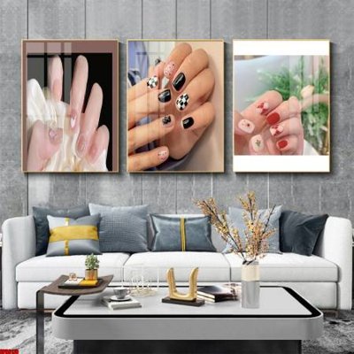 File gốc File tranh nail , tranh trang trí quán nail móng SPA3178 cho in ấn và thiết kế