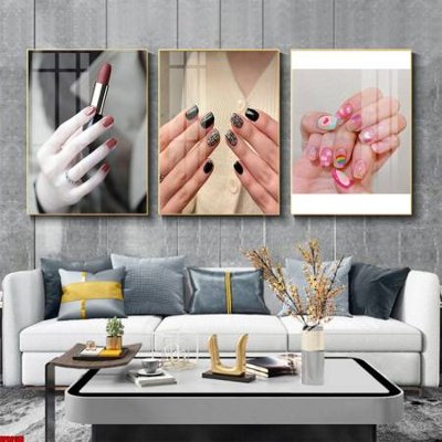 File in mica File tranh nail , tranh trang trí quán nail móng SPA3183 (ảnh gốc) đẹp