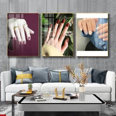 File PSD File tranh nail , tranh trang trí quán nail móng SPA3187 (bản gốc) cho nhà in