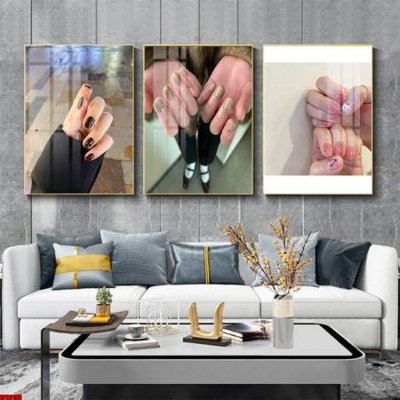 Download file gốc File tranh nail , tranh trang trí quán nail móng SPA3195 (in lụa) nghệ thuật