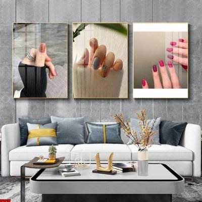 File tranh quảng cáo File tranh nail , tranh trang trí quán nail móng SPA3197 (file gốc) chuyên nghiệp