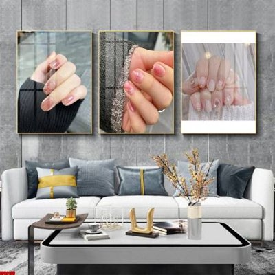 File tranh trang trí File tranh nail , tranh trang trí quán nail móng SPA3199 (tải file gốc)