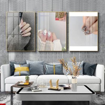 File tranh quảng cáo File tranh nail , tranh trang trí quán nail móng SPA3201 (download file gốc)