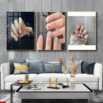 File tranh gốc File tranh nail , tranh trang trí quán nail móng SPA3239 chủ đề hiện đại