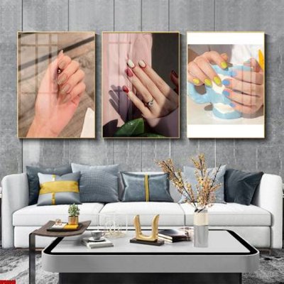 Tải file gốc File tranh nail , tranh trang trí quán nail móng SPA3243 (in bạt) quảng cáo