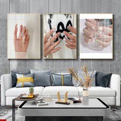 File tranh File tranh nail , tranh trang trí quán nail móng SPA3247 (file gốc) chuẩn màu in