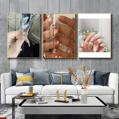 File gốc File tranh nail , tranh trang trí quán nail móng SPA3252 (cho in UV) siêu nét