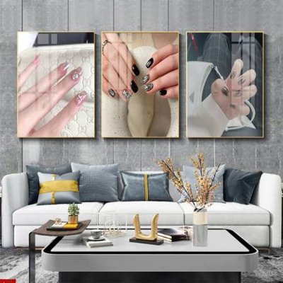 Hình ảnh gốc File tranh nail , tranh trang trí quán nail móng SPA3260 (để in khổ lớn)