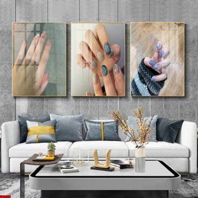 File tranh File tranh nail , tranh trang trí quán nail móng SPA3261 (ảnh gốc) in trần nhà