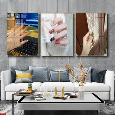 Ảnh gốc File tranh nail , tranh trang trí quán nail móng SPA3277 (nét căng) in mica